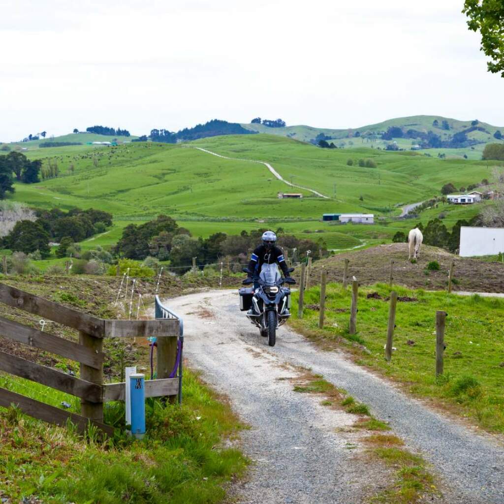 Motorradreisen Neuseeland Huka Falls Art Deco